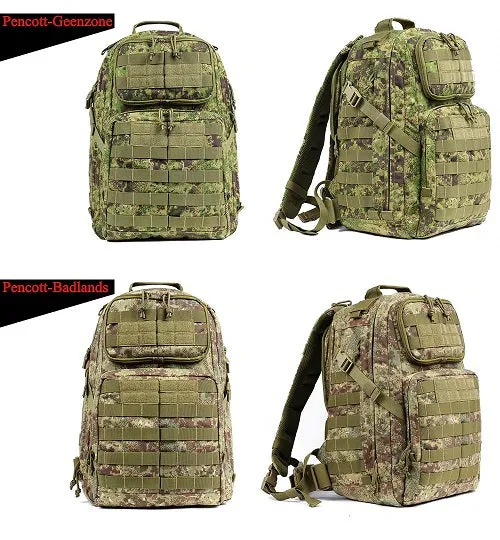 1000D Tactical MOLLE Military Bugout Backpack 55L
