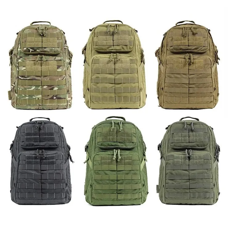 1000D Tactical MOLLE Military Bugout Backpack 55L