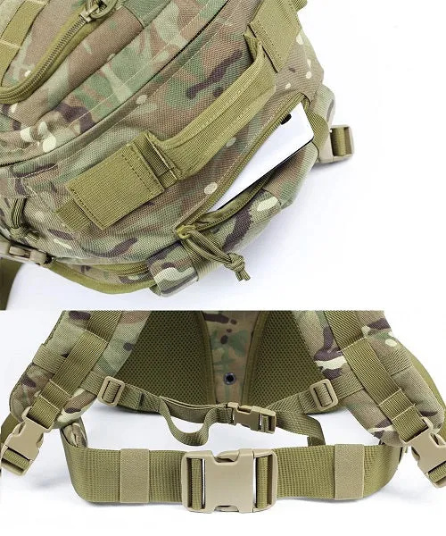 1000D Tactical MOLLE Military Bugout Backpack 55L