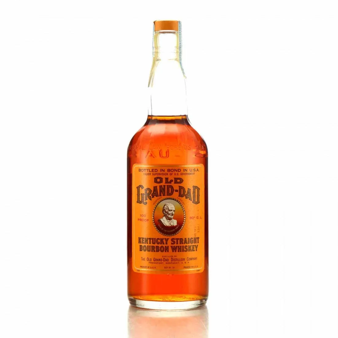 1964 Old Grand Dad Bonded Kentucky Straight Bourbon Whiskey