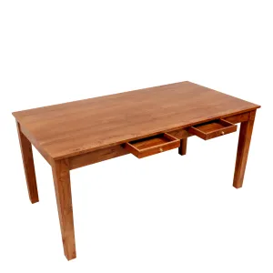 2 Drawer Teak wood 6 Seater dining table