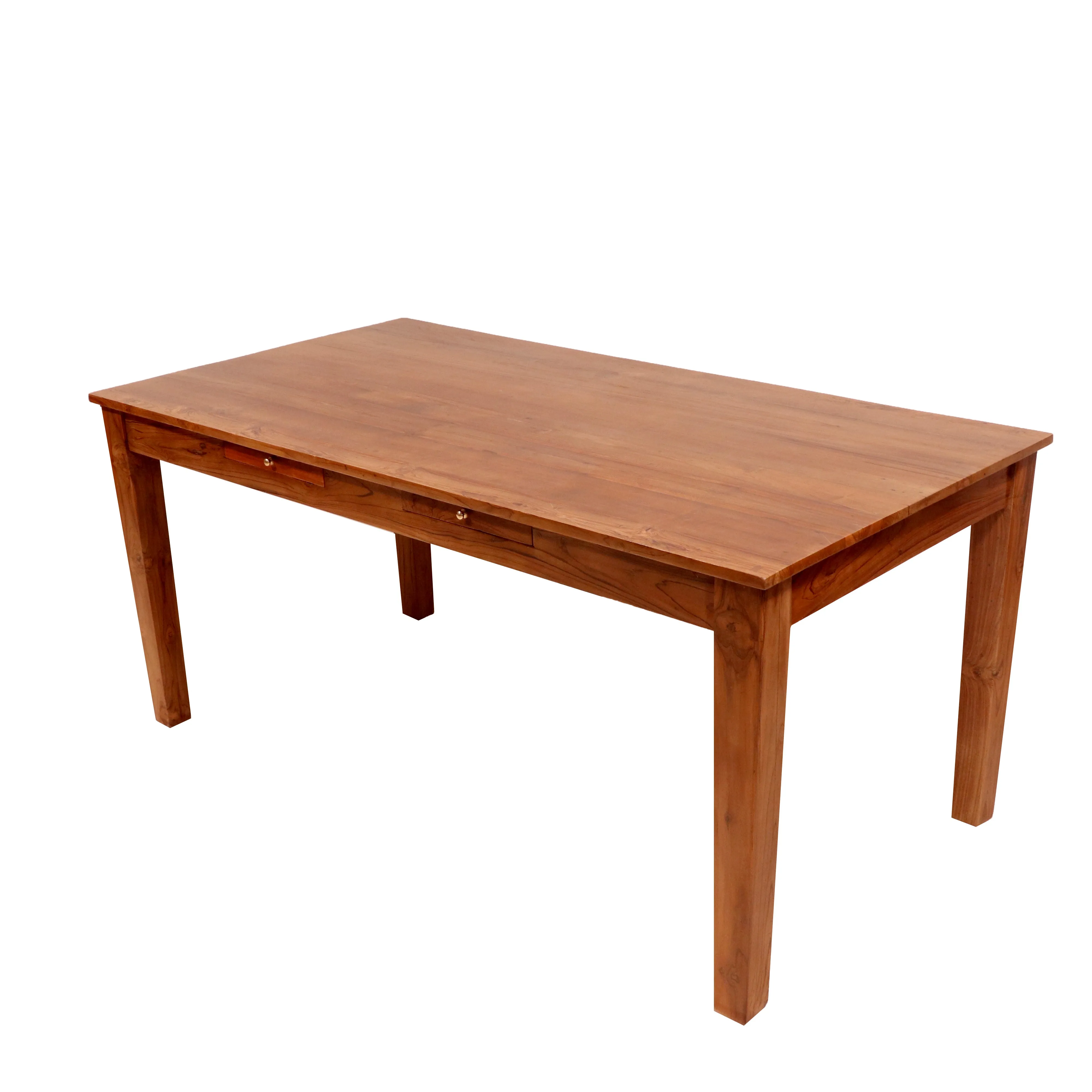 2 Drawer Teak wood 6 Seater dining table