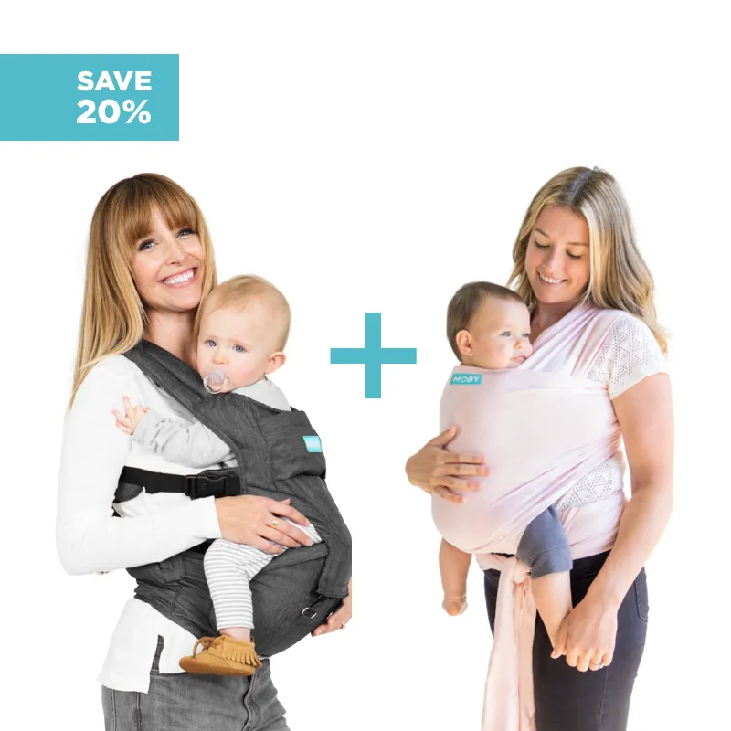 2-in-1 Carrier   Wrap Bundle - Rose Quartz
