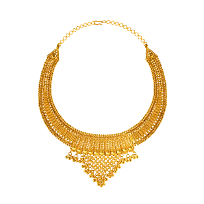 22k Magnificent Gold Necklace Design