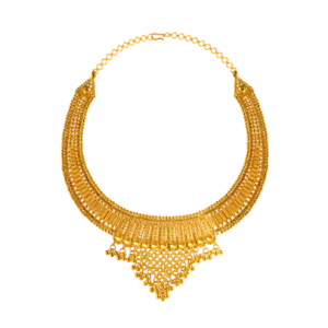 22k Magnificent Gold Necklace Design