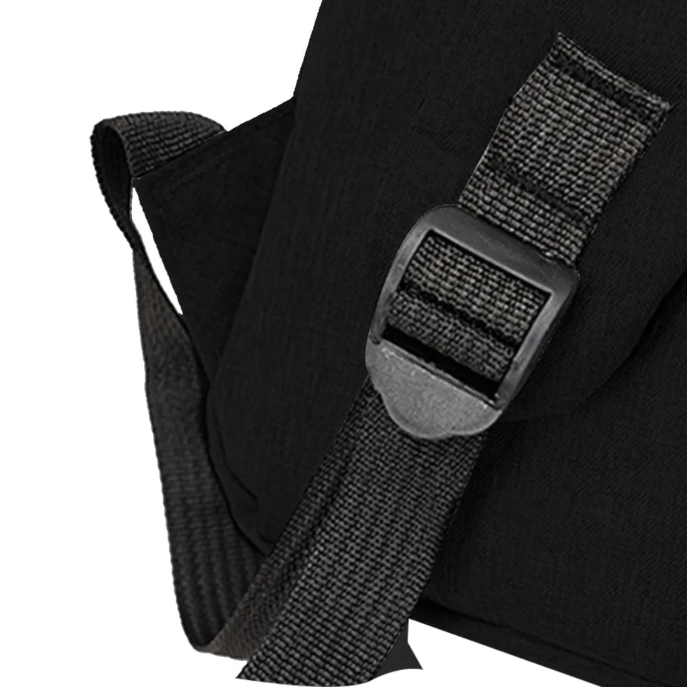 3-Piece Set Large Capacity Laptop Backpack Fits up to 15.6 Inch Laptop with USB Charging Port Black