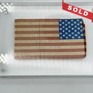 36-star silk flag from the 1876 Centennial Exhibition in Philadelphia