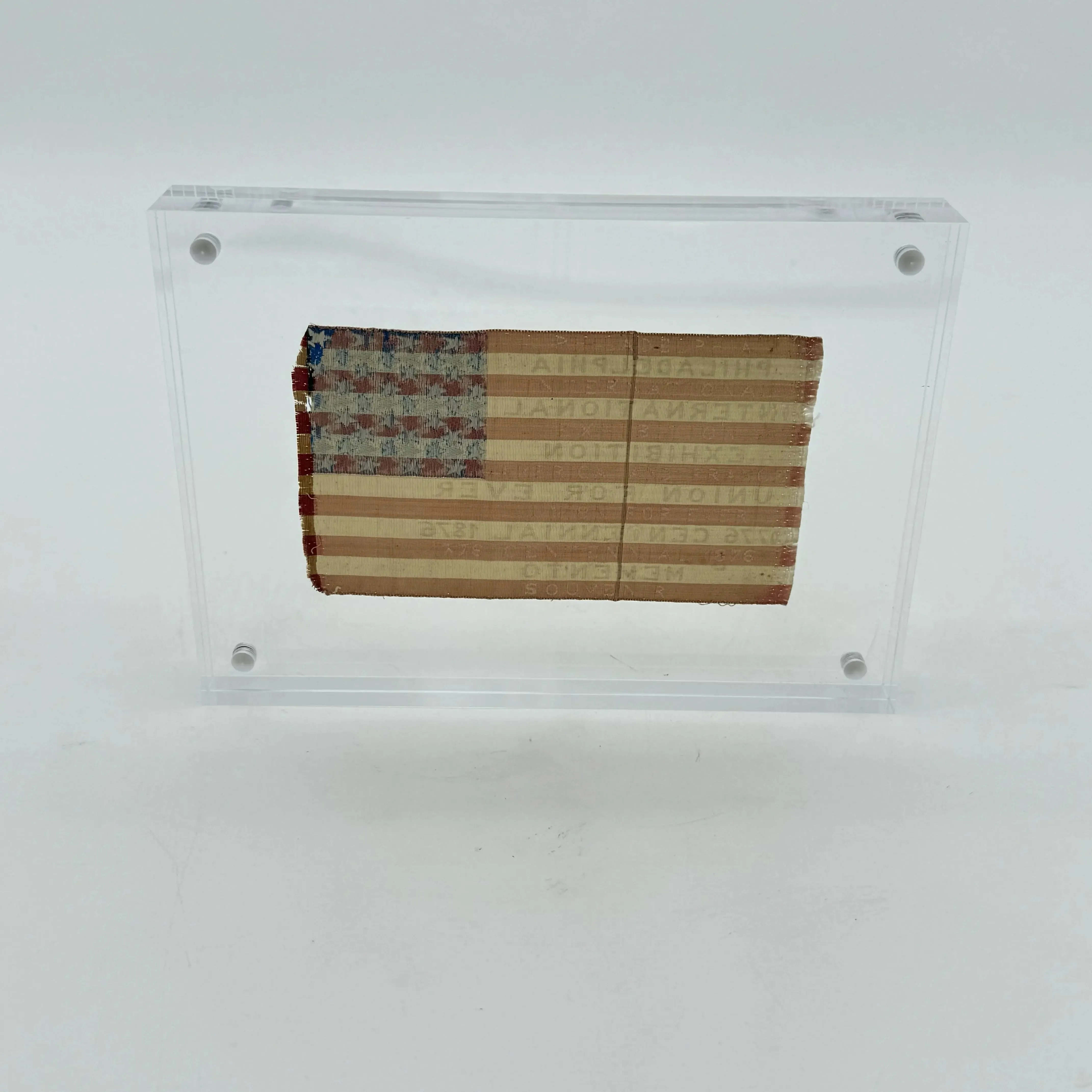 36-star silk flag from the 1876 Centennial Exhibition in Philadelphia