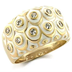 AAA GRD CZ Clear 9W164 for Women Style Brass