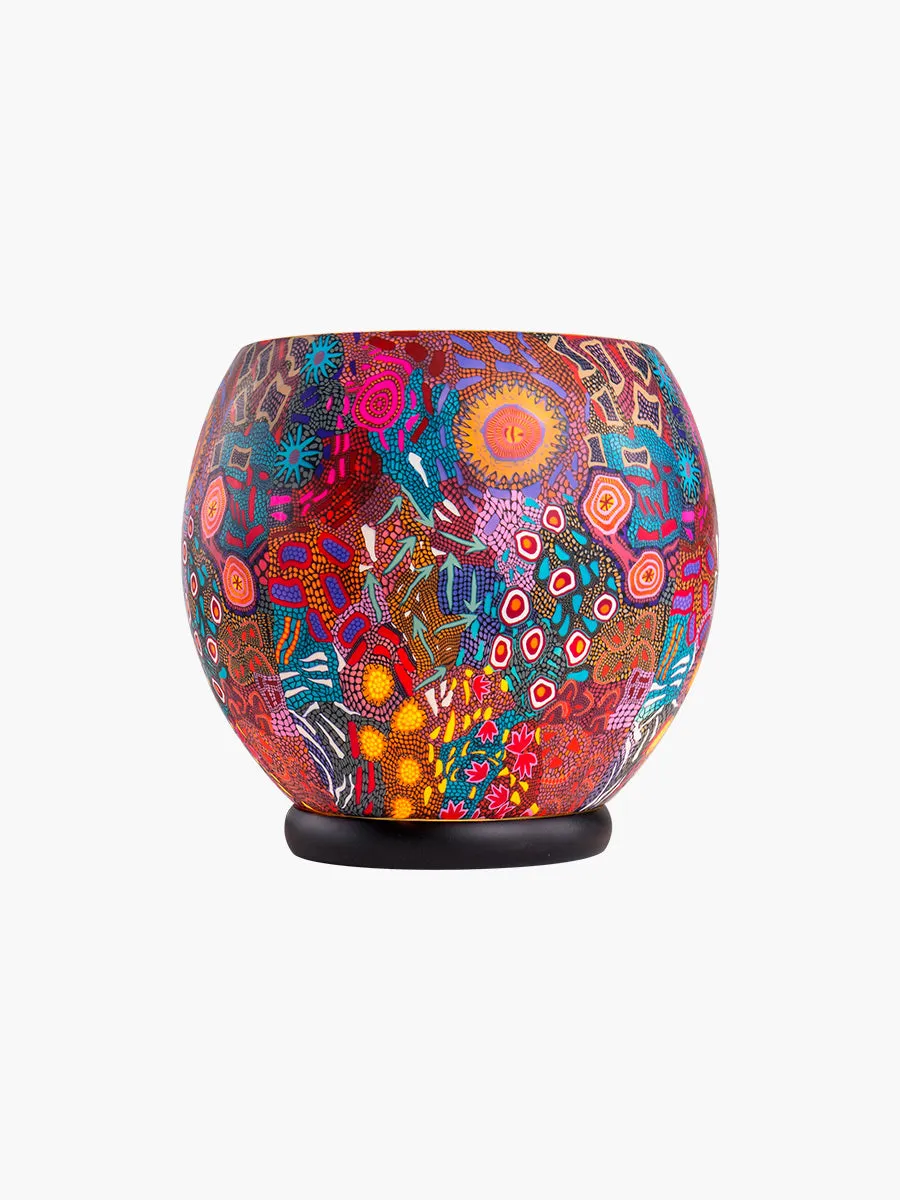 Aboriginal Women's Dreaming 30cm Lamp
