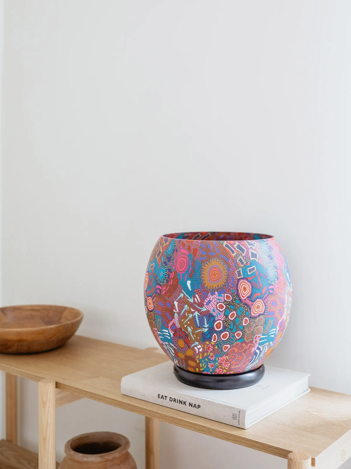 Aboriginal Women's Dreaming 30cm Lamp