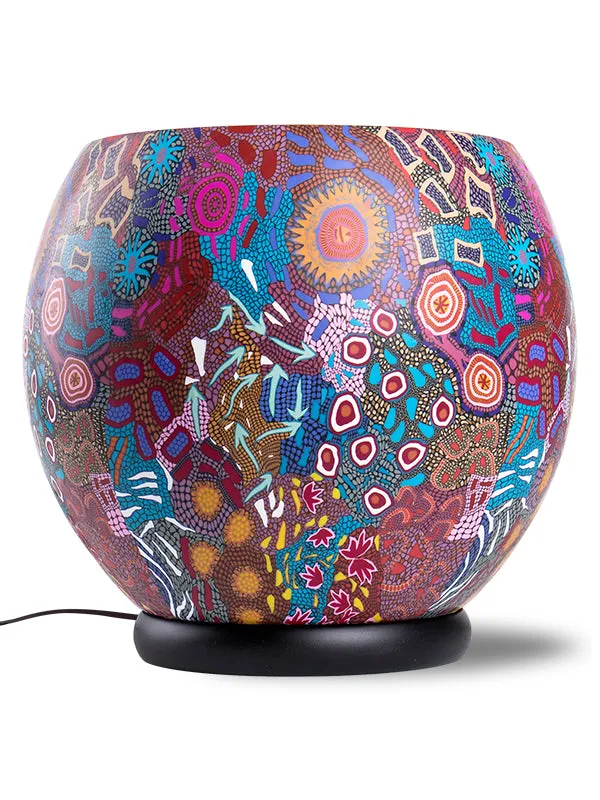 Aboriginal Women's Dreaming 30cm Lamp