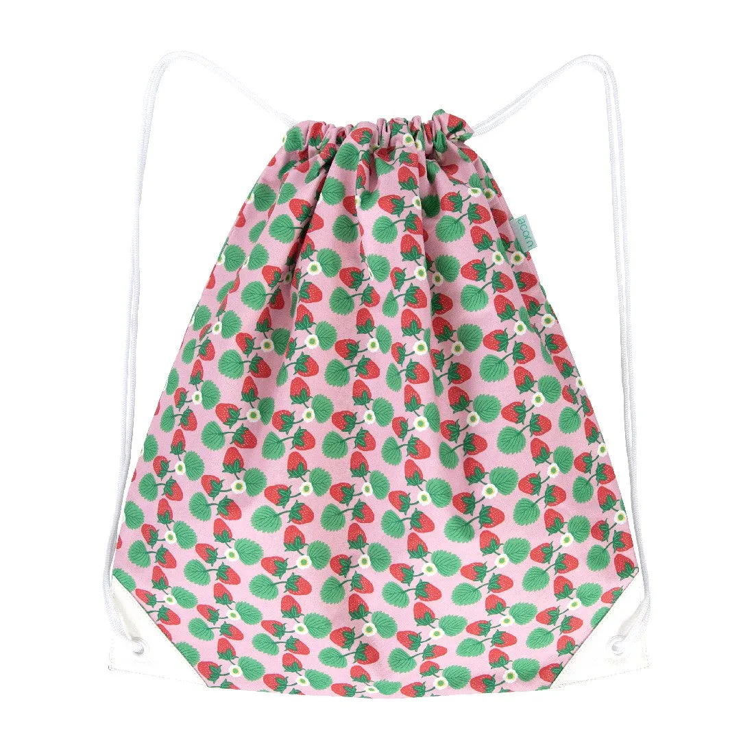 ACORN KIDS - STRAWBERRY SWIM BAG: PINK