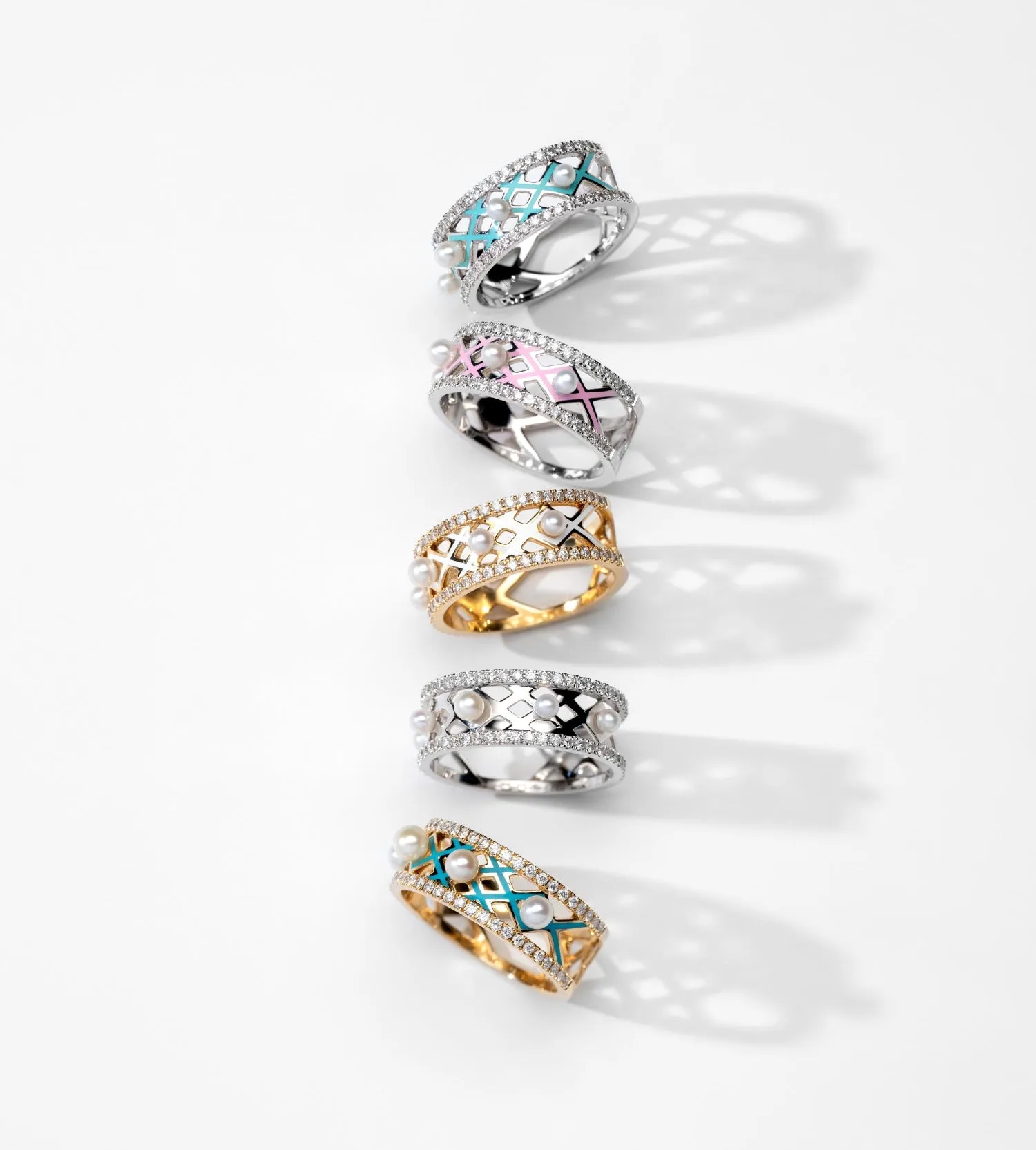 Alma Aqua Mini Ring