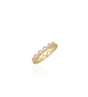 Alma Blush Dome Ring