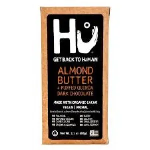 Almond Butter   Puffed Quinoa Dark Chocolate by Hu, 60g