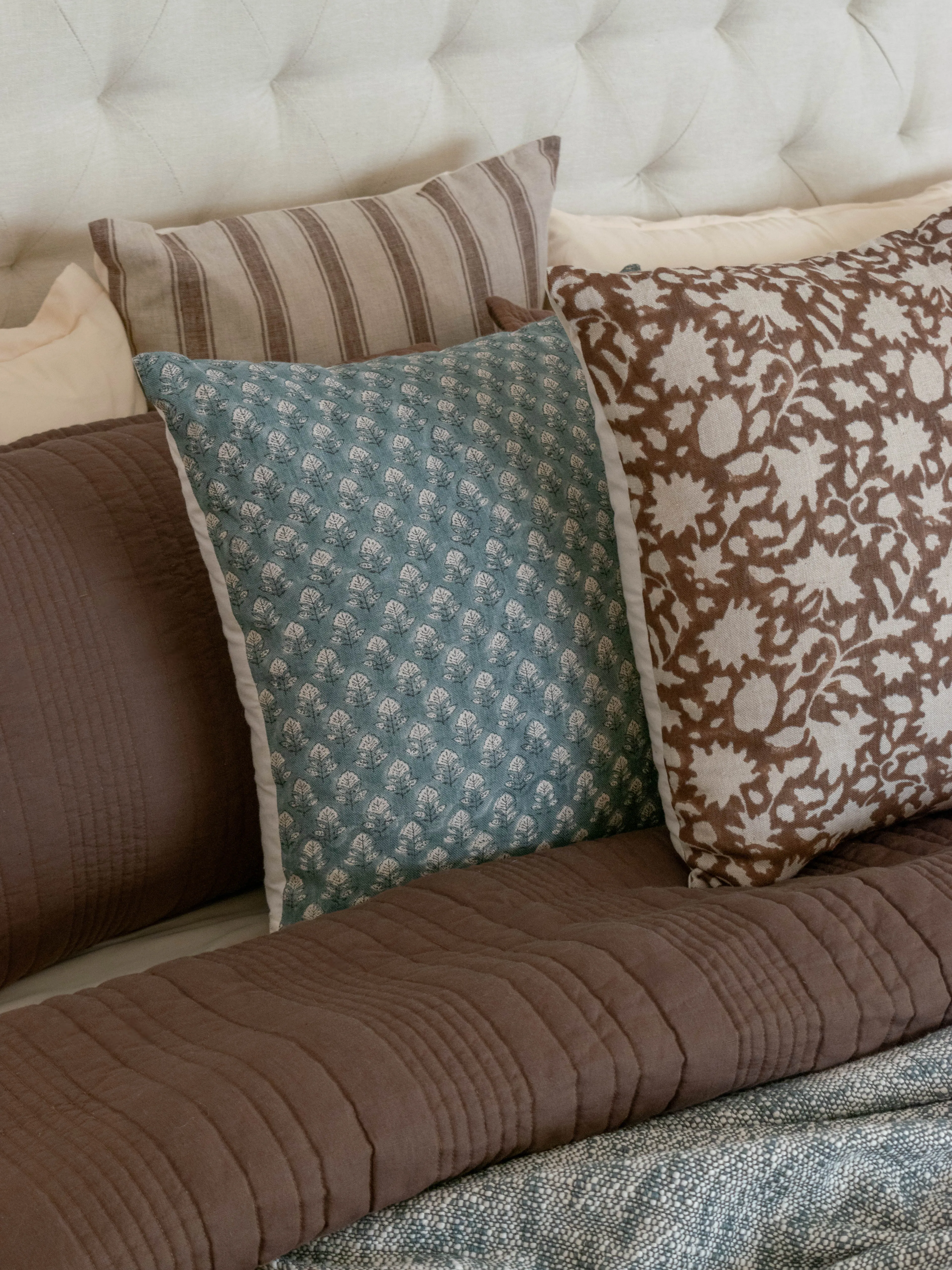 Amira Blockprint Cushion