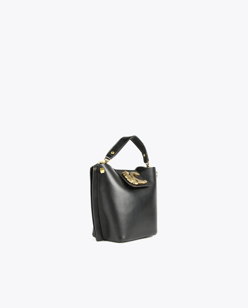 Animal logo crossbody bag