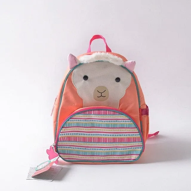 Animal Prints Kids Cartoon Animals Backpack