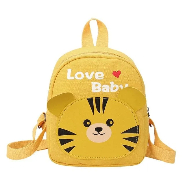 Animal Prints Kids Cartoon Animals Backpack