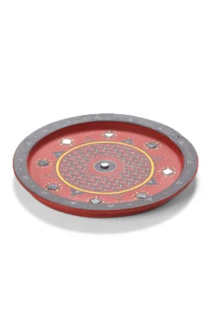 Antarang- Terracotta Wall Plate B - 11 Inches.