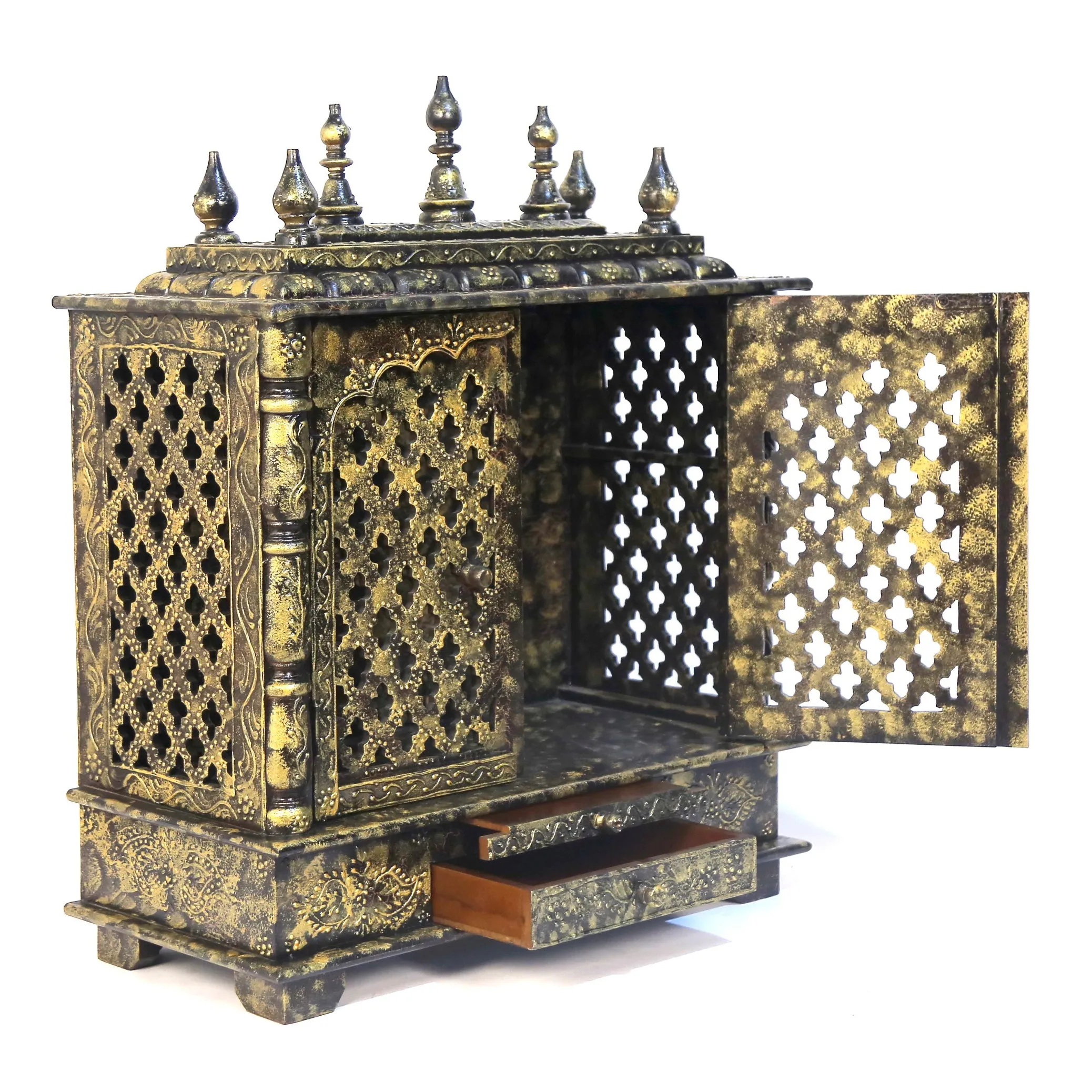 Antique Finish Heritage Temple