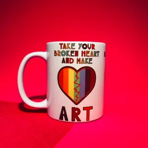 Art Heart Mug