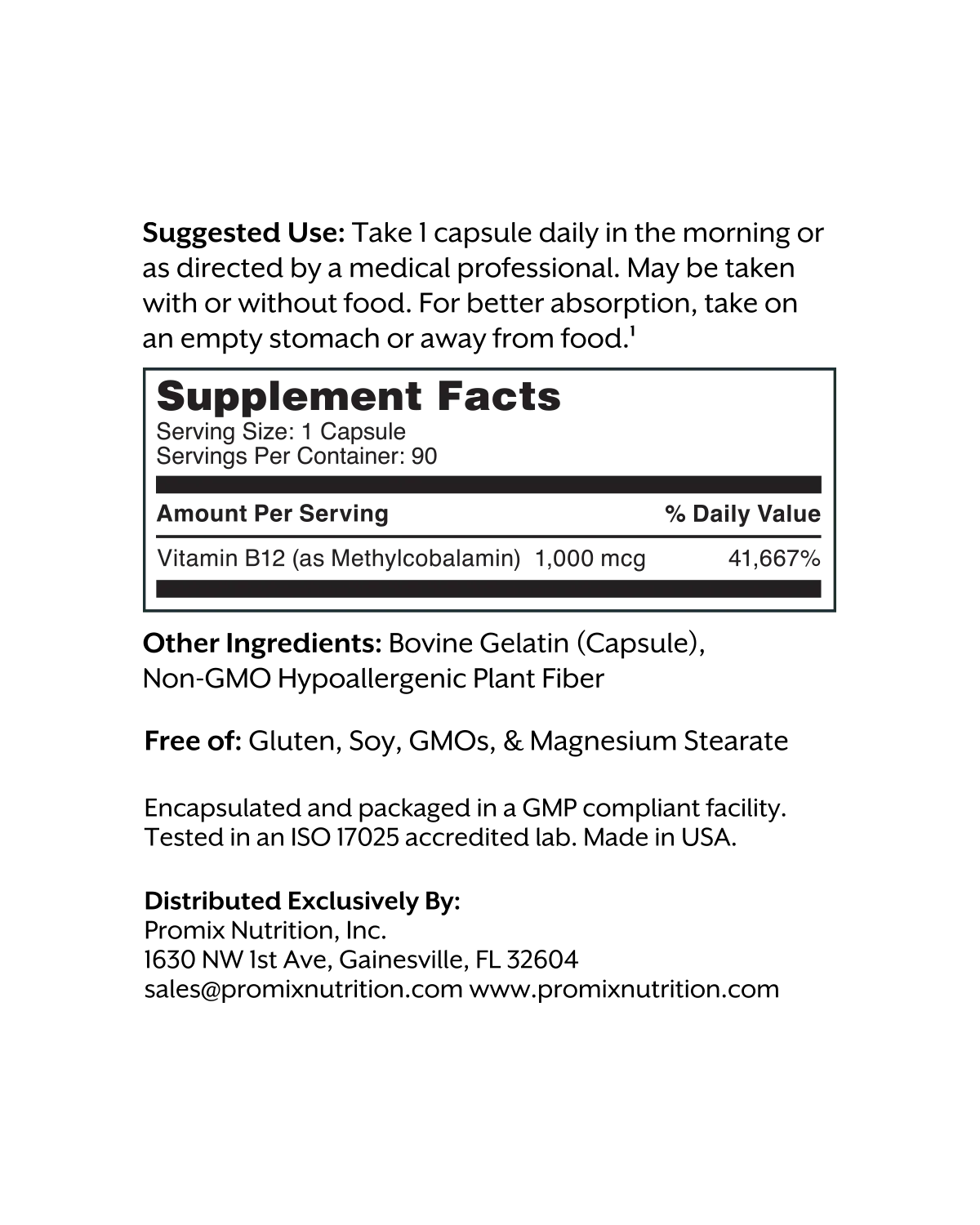 B12 (Methylcobalamin)