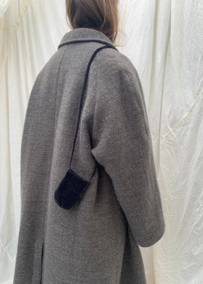 BEBE Bag | Charcoal Velvet