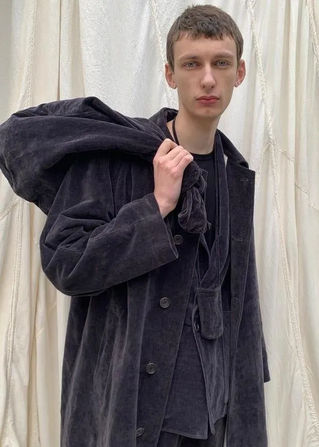 BEBE Bag | Charcoal Velvet