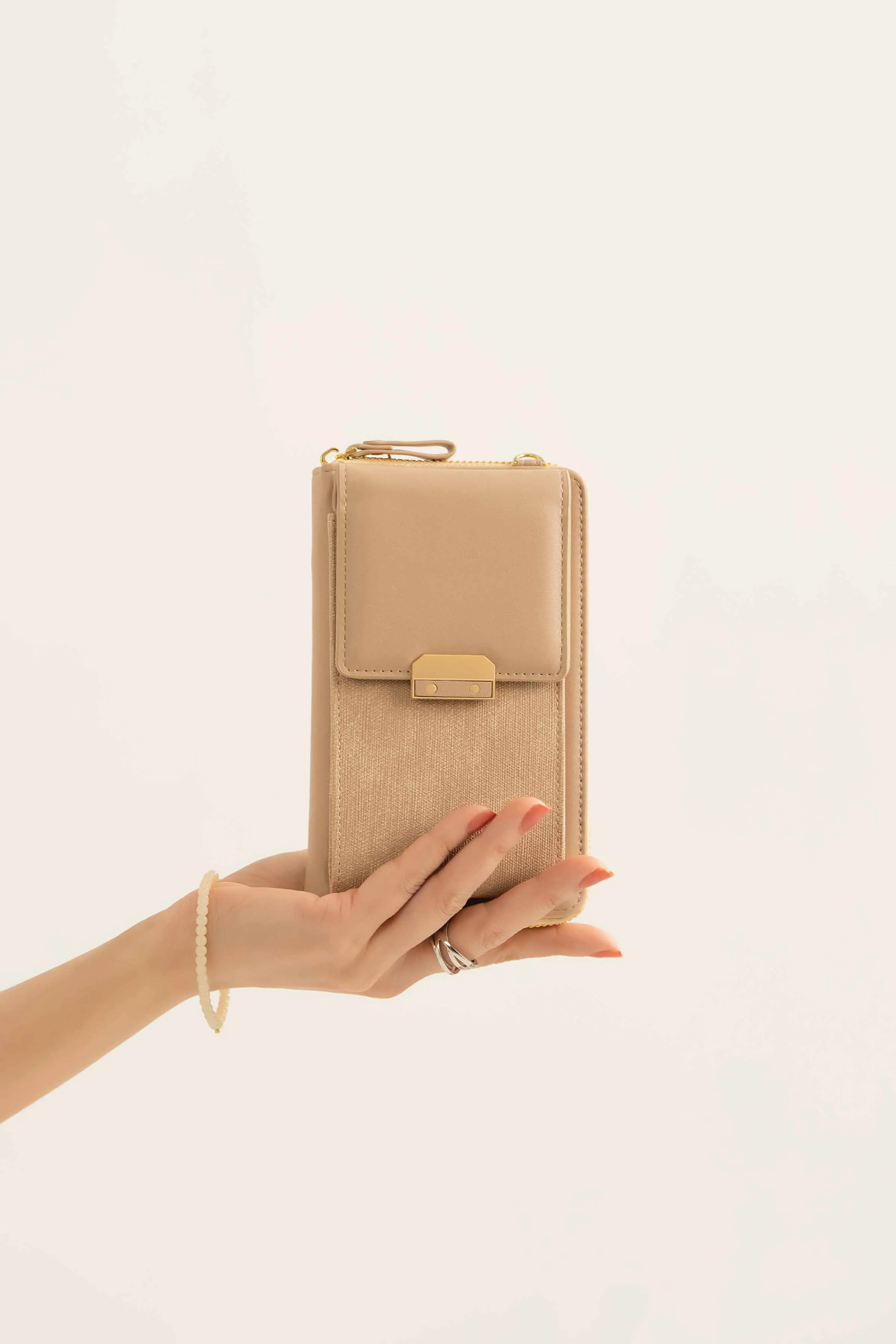 Beige Phone Bag-441372118