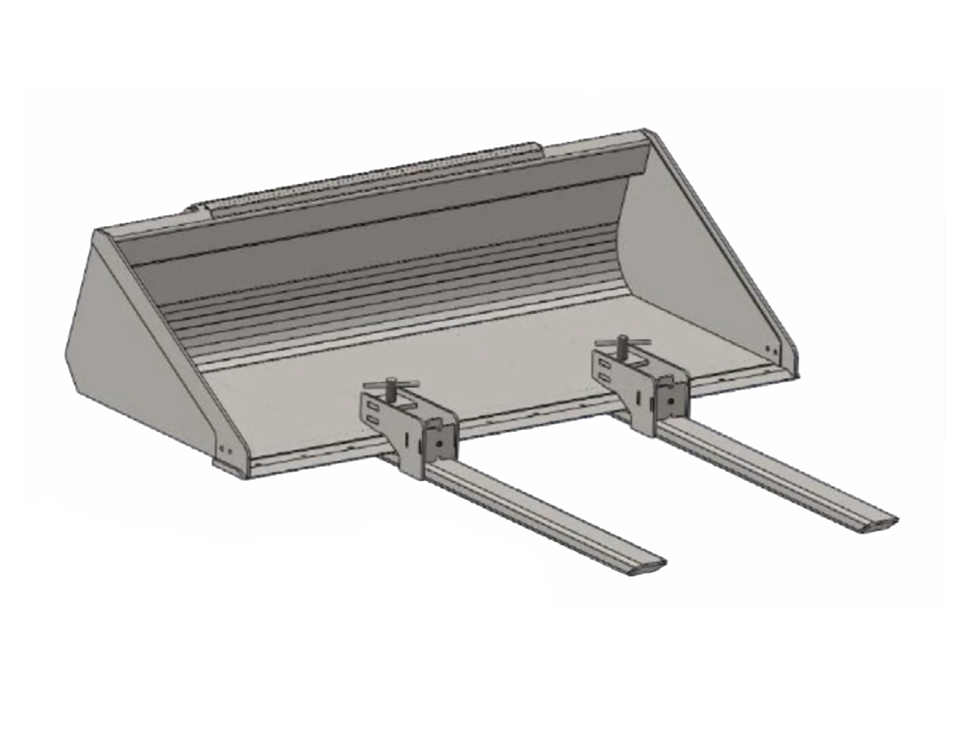 Bigtoolrack Clamp-on Pallet Forks