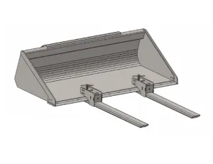 Bigtoolrack Clamp-on Pallet Forks
