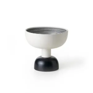 bitossi ettore sottsass black/white raised bowl H23cm