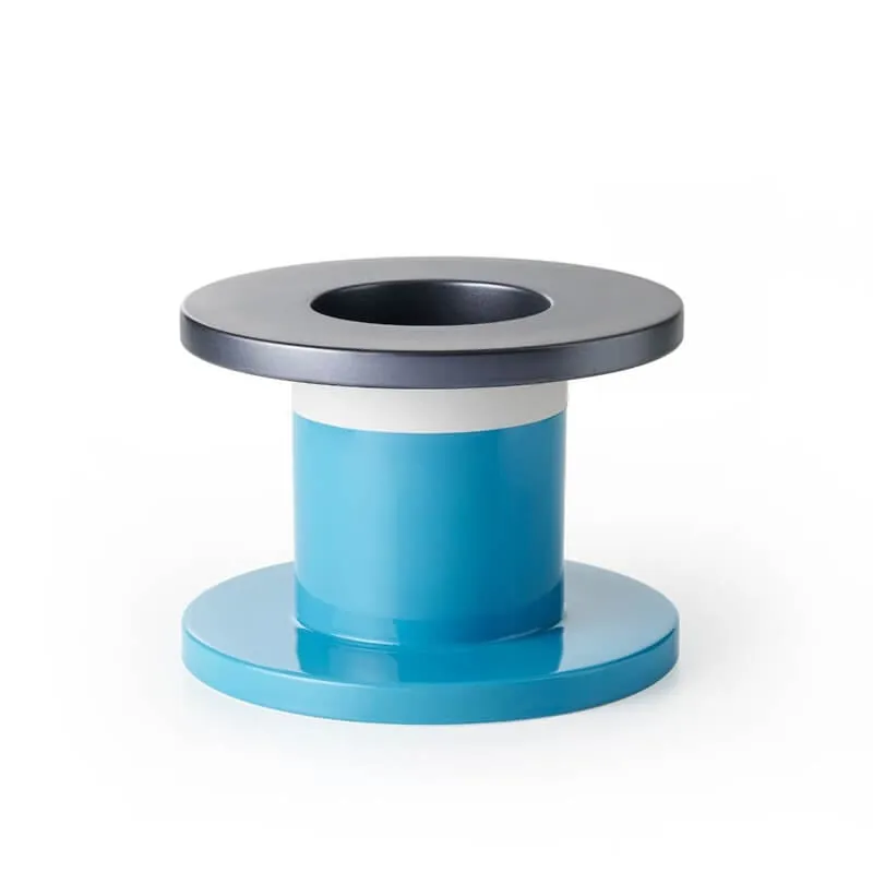 bitossi ettore sottsass turquoise vase H21cm
