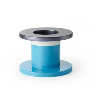 bitossi ettore sottsass turquoise vase H21cm