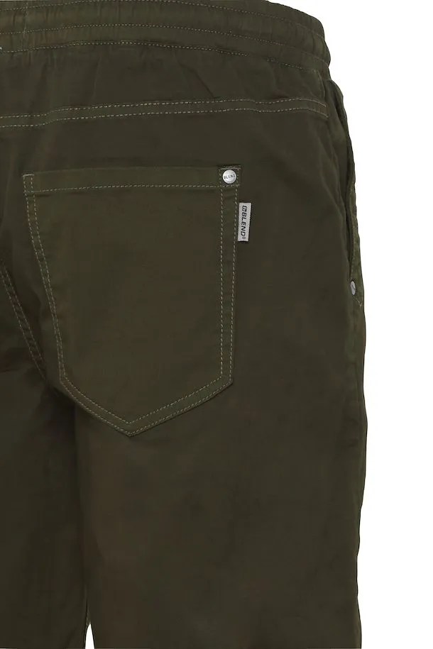 Blend Pantaloncino Casual da uomo con elastico Short 20715498 190414 forest night