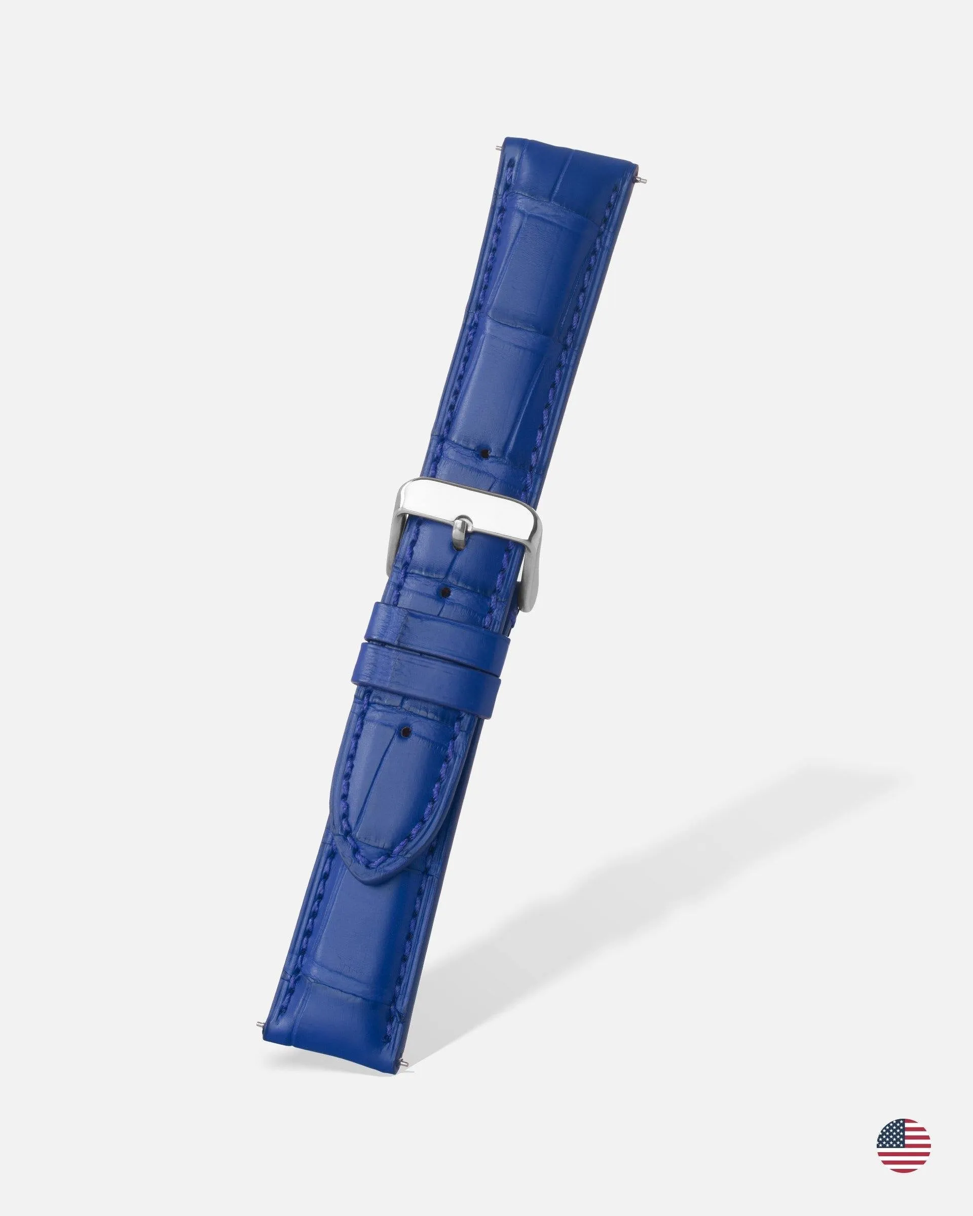 Blue Genuine Matte Alligator | h2022
