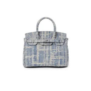 Blue Stitch Lounge Bag Small