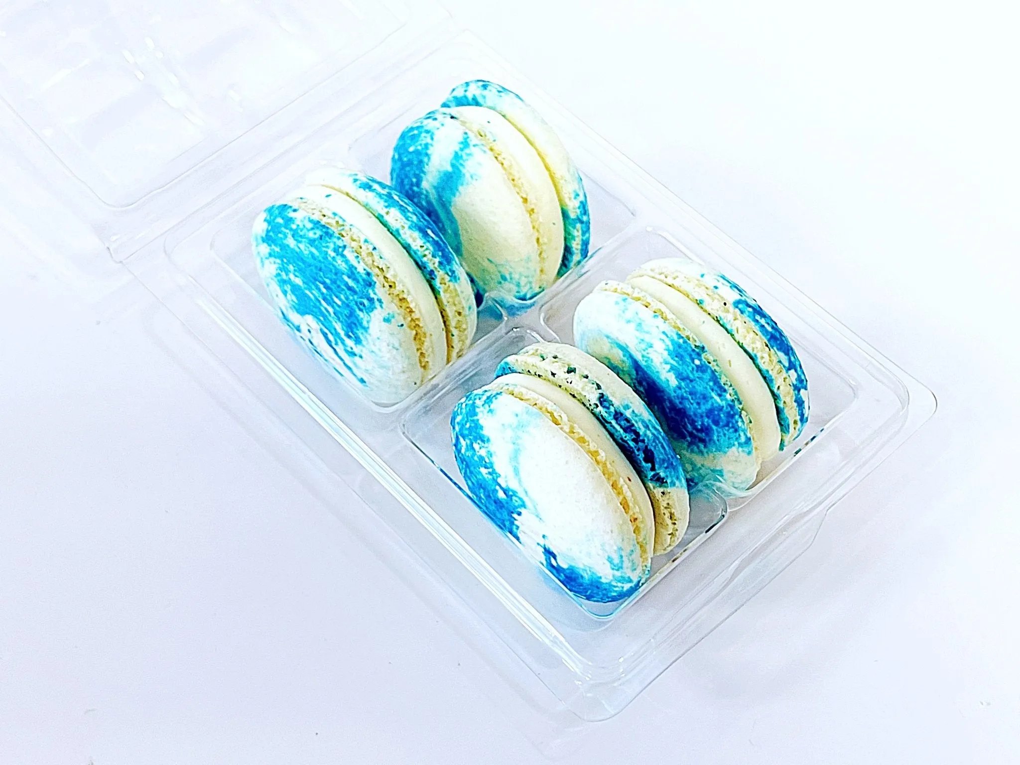 Blueberry Cheesecake Vegan Macarons | Available in 4 & 12 Pack