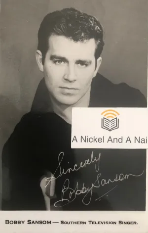 Bobby Sansom - Southern TV press photograph.