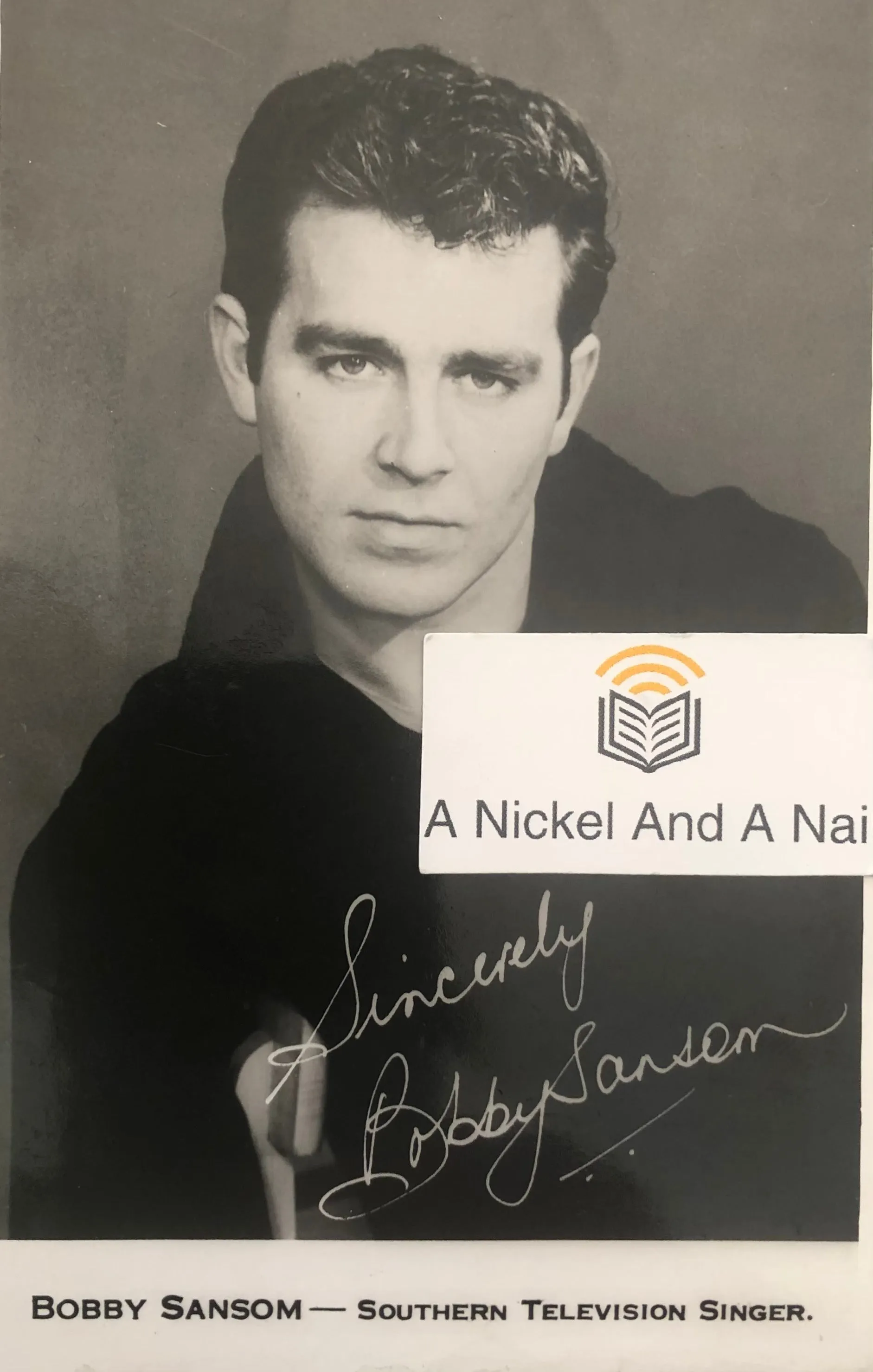 Bobby Sansom - Southern TV press photograph.
