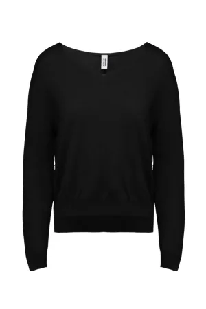 Bomboogie Maglia da donna con scollo a V MW7873T TVE 90 black
