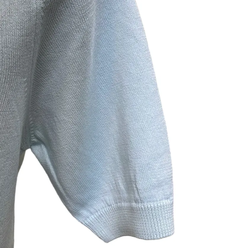 Bomboogie maglia girocollo in filo manica corta da uomo MM7015TKTP2 202 azzurro
