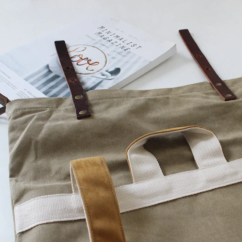 BOOPDO DESIGN COLOR BLOCK FOLD TOP BACKPACK