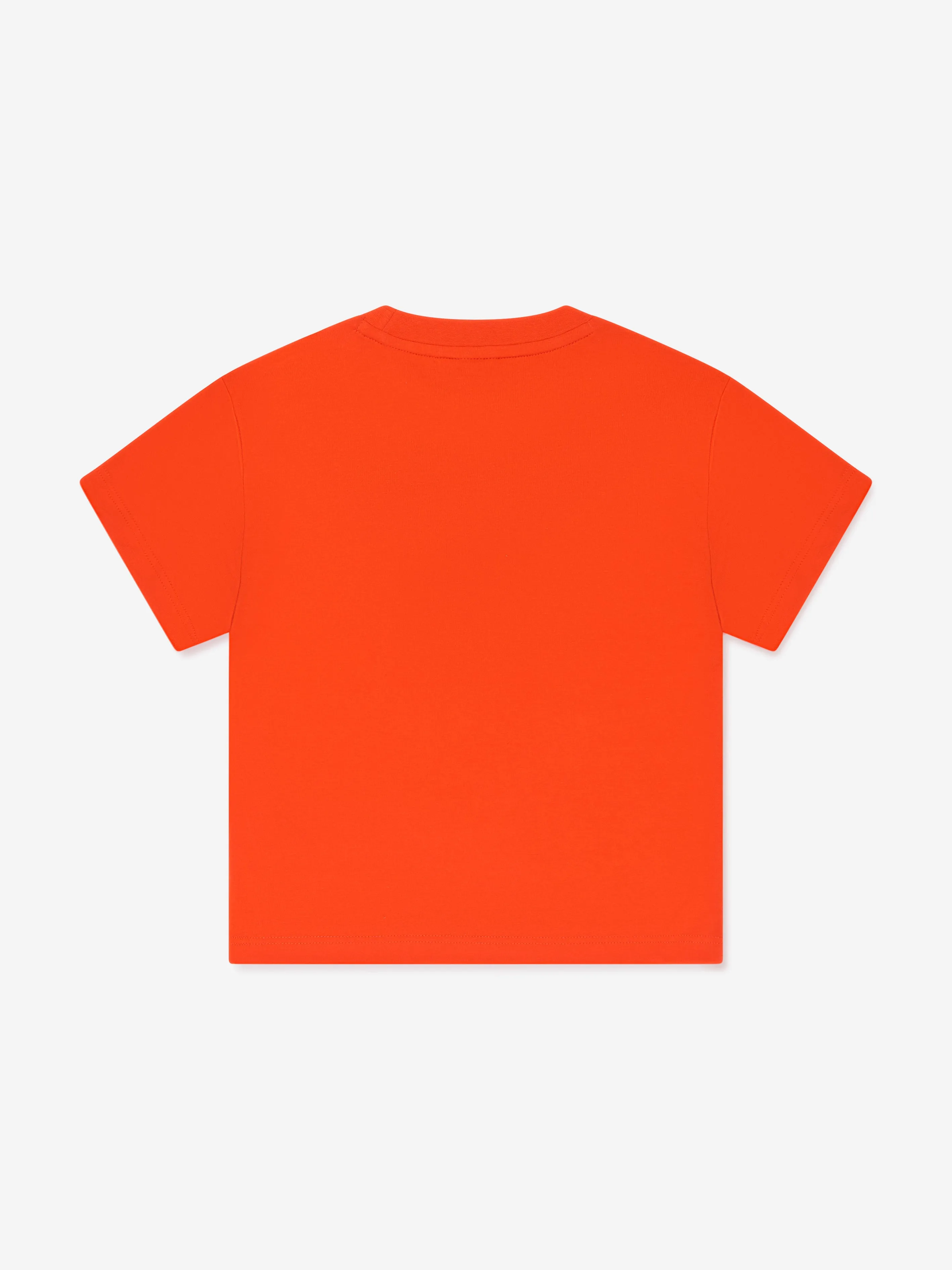 BOSS Boys Logo T-Shirt in Orange