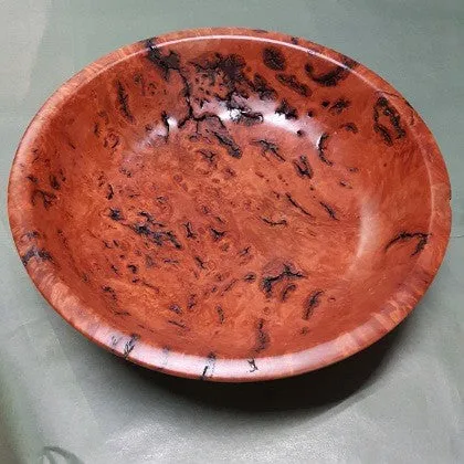 BOWL HAND TURNED RED GUM