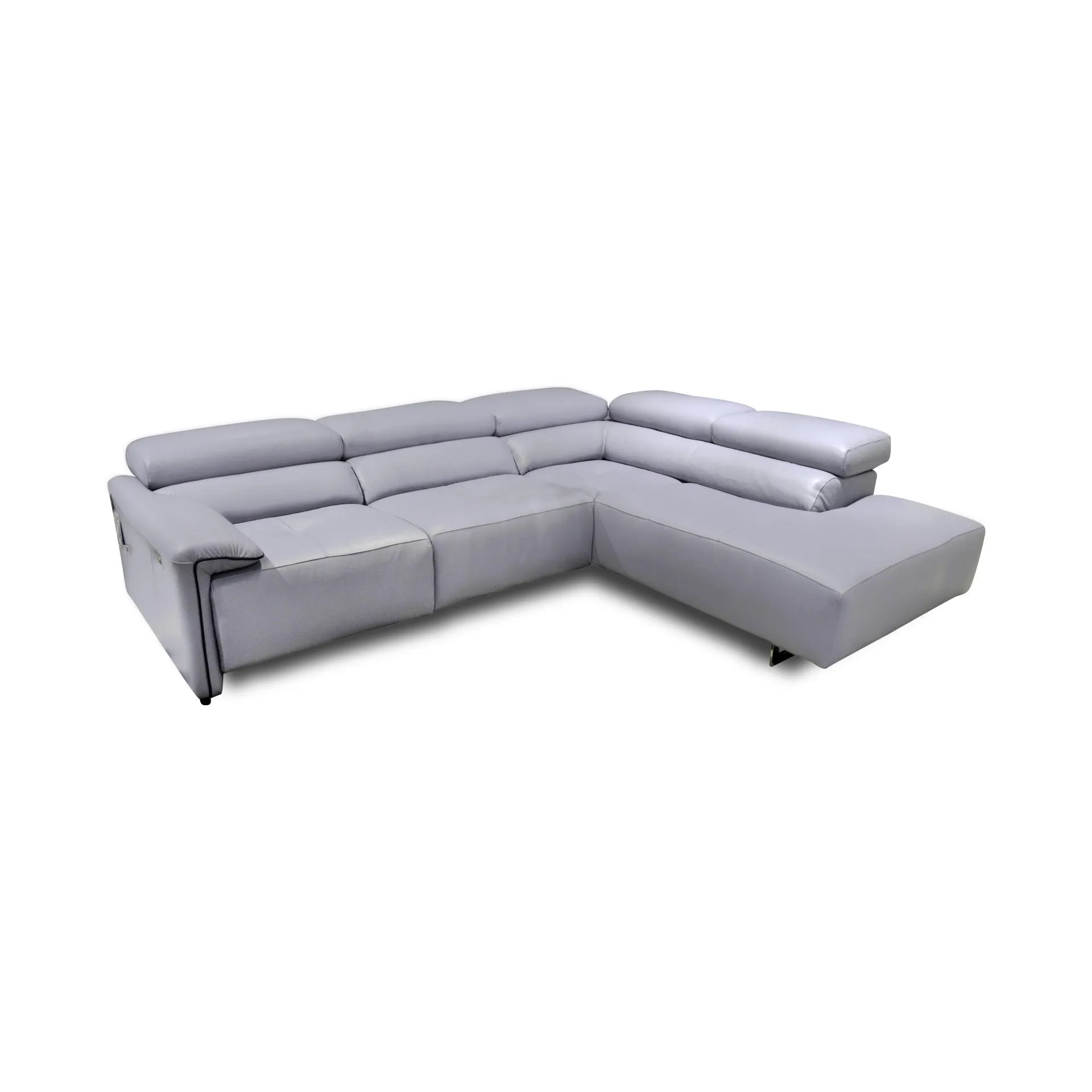 BROOKLYN Full Leather Power Motion Sectional – NT Concepts Italia