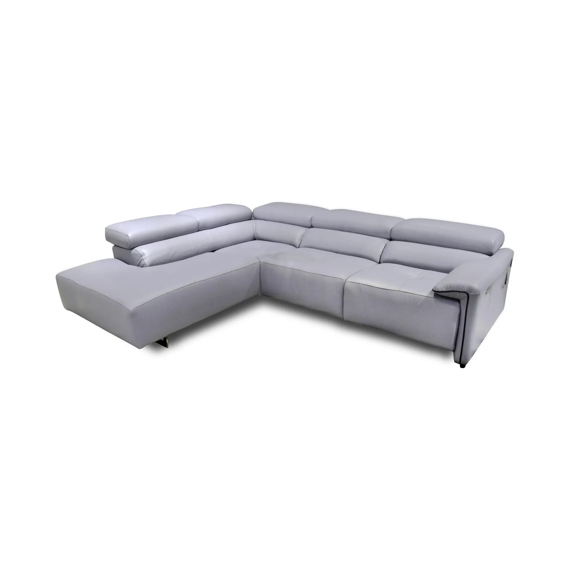 BROOKLYN Full Leather Power Motion Sectional – NT Concepts Italia