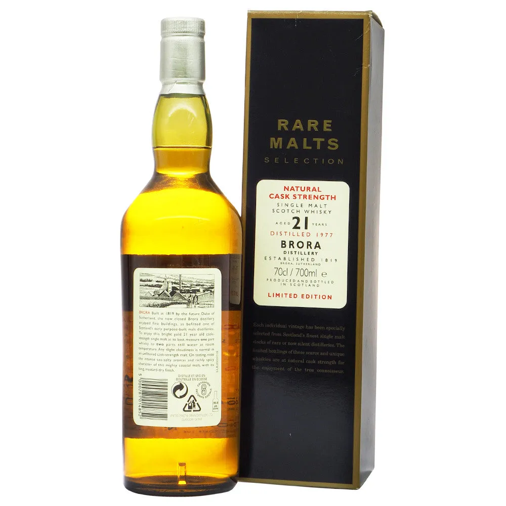 Brora 1977 21 Years Rare Malts Selections - Bottle No. 5278